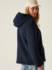 Regatta Blue Orielle Fluffy Fleece Hooded Full Zip - Image 3 of 7
