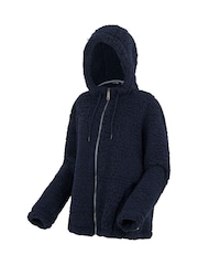 Regatta Blue Orielle Fluffy Fleece Hooded Full Zip - Image 6 of 7
