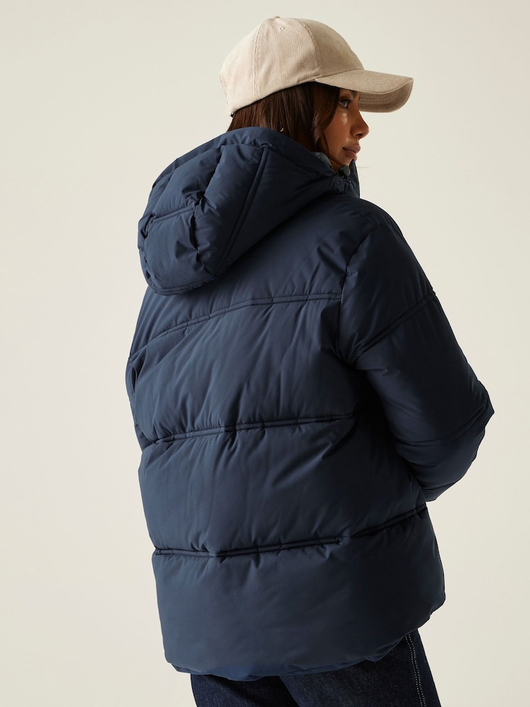 Regatta Blue Roxienne Heavyweight Water Repellent Jacket - Image 2 of 5 Regatta Blue Roxienne Heavyweight Water Repellent Jacket - Image 2 of 5