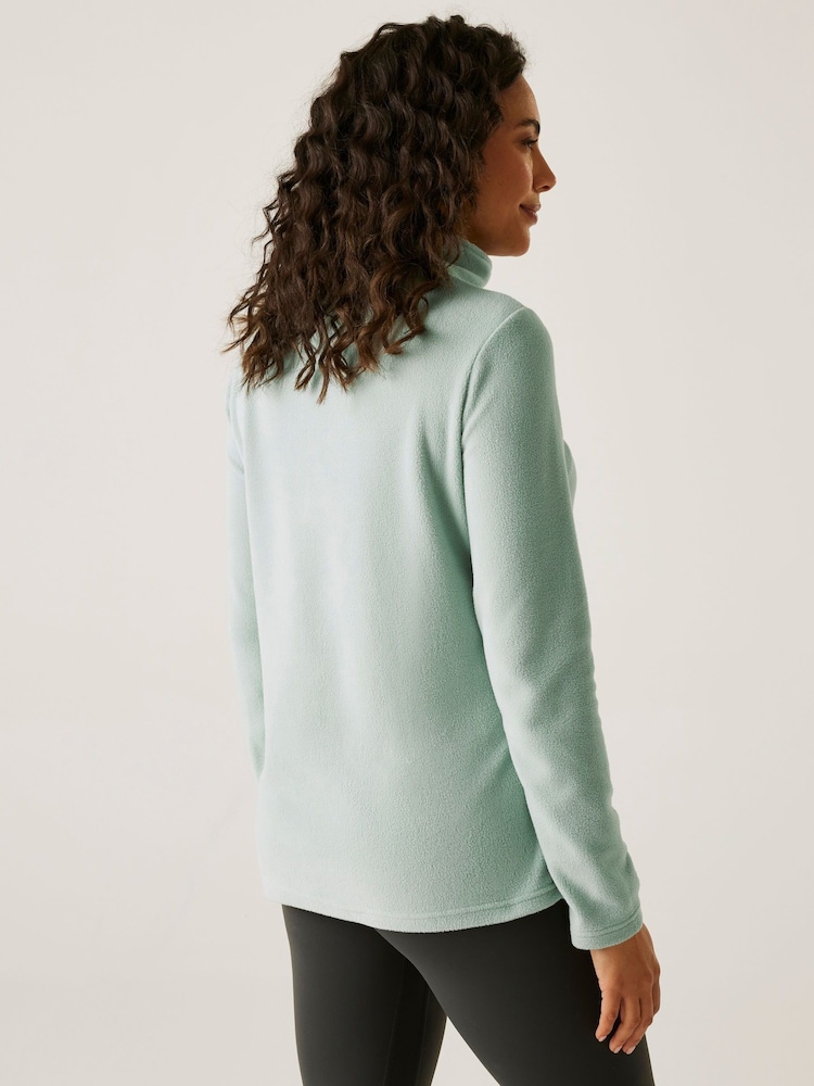 Regatta Sweethart Pull Polaire Femme – Turquoise, Col Zippé, 100% Polyester Doux Et Chaud