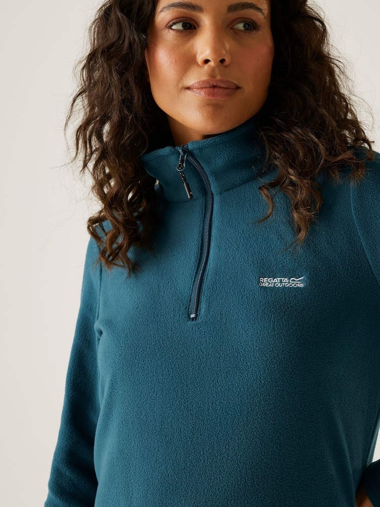 Regatta Green Sweethart Zip Neck Fleece - Image 1 of 7