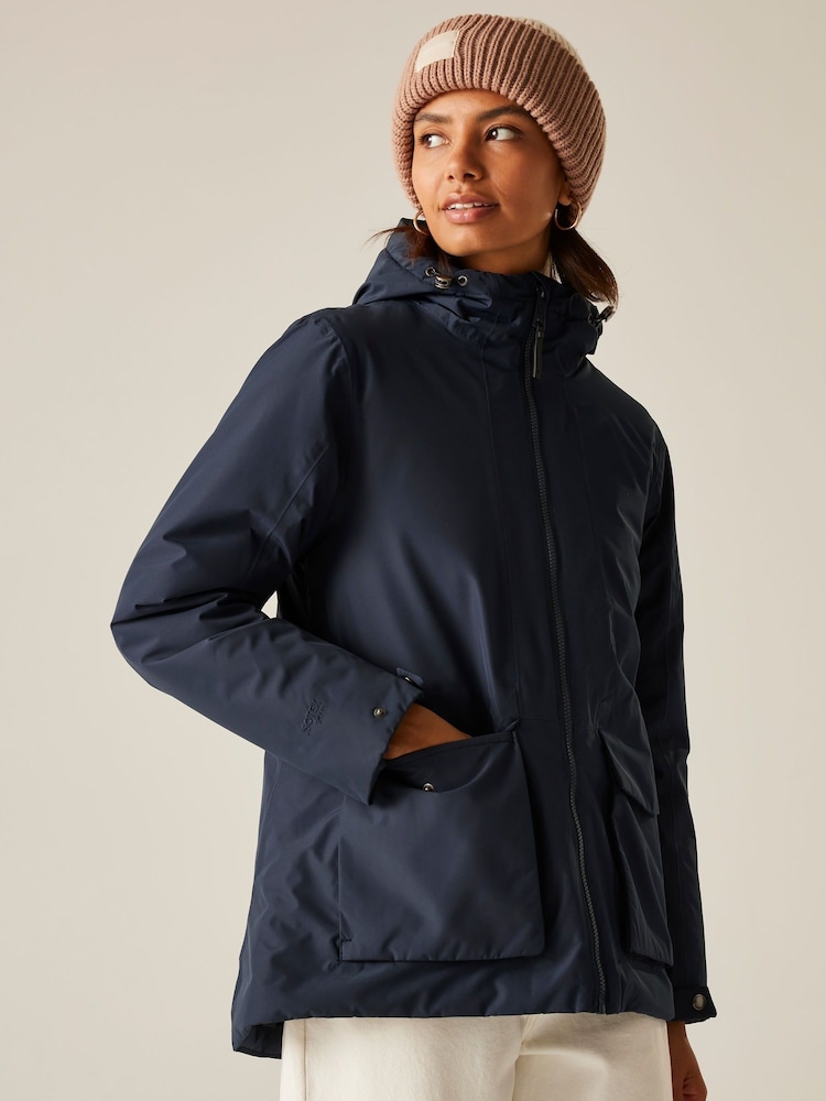 Regatta Blue Melane Waterproof Midweight Insulated Jacket - Image 1 of 7 Regatta Blue Melane Waterproof Midweight Insulated Jacket - Image 1 of 7