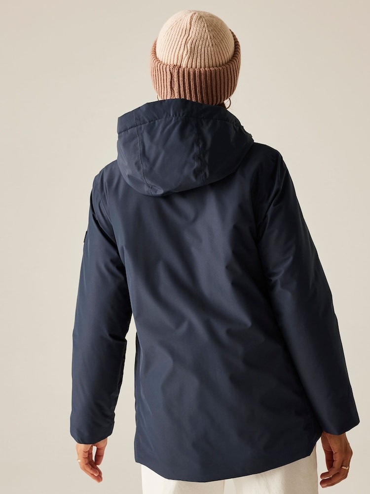 Regatta Blue Melane Waterproof Midweight Insulated Jacket - Image 2 of 7 Regatta Blue Melane Waterproof Midweight Insulated Jacket - Image 2 of 7