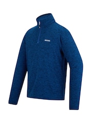 Regatta Blue Thompson Marl Fleece Zip Neck - Image 3 of 3