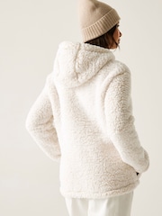Regatta Cream Orielle Fluffy Fleece Hooded Full Zip - Image 2 of 8