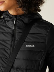 Regatta Black Womens Hooded Marizion Insulated Padded Jacket - Image 4 of 9