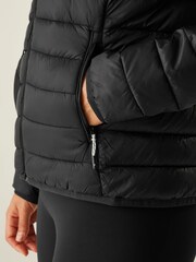 Regatta Black Womens Hooded Marizion Insulated Padded Jacket - Image 5 of 9