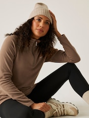 Regatta Brown Sweethart Zip Neck Fleece - Image 1 of 7
