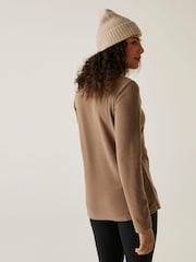Regatta Brown Sweethart Zip Neck Fleece - Image 3 of 7