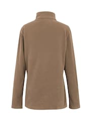 Regatta Brown Sweethart Zip Neck Fleece - Image 6 of 7