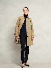Hobbs Brown Pet Vivienne Trench Jacket - Image 3 of 4