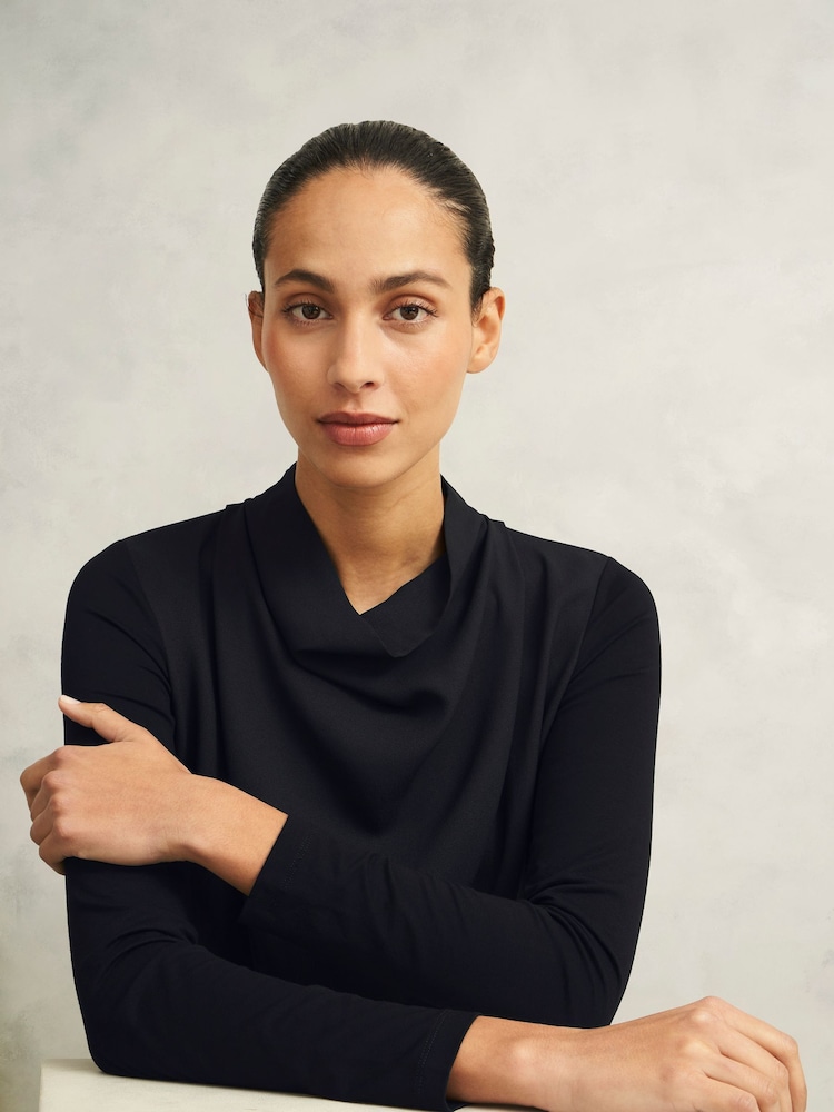 Hobbs Black Arielle Blouse - Image 1 of 5