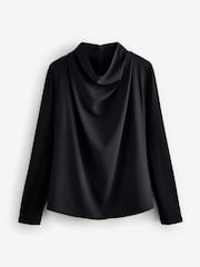 Hobbs Black Arielle Blouse - Image 5 of 5