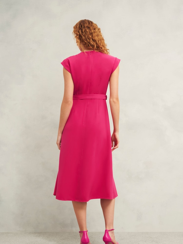Hobbs Pink Meera Dress - Image 2 of 4