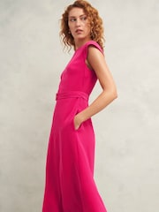 Hobbs Pink Meera Dress - Image 3 of 4