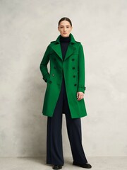 Hobbs Green Petite Skylar Trench Coat - Image 2 of 6