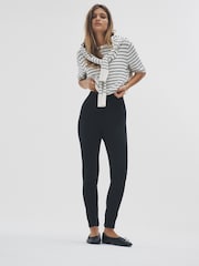 The Set Black 2 Pack Ponte Leggings - Image 8 of 12