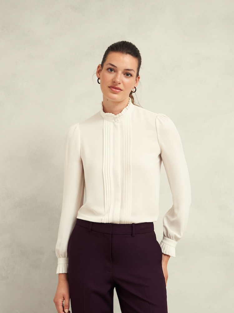 Hobbs Cream Amber Blouse - Image 1 of 3