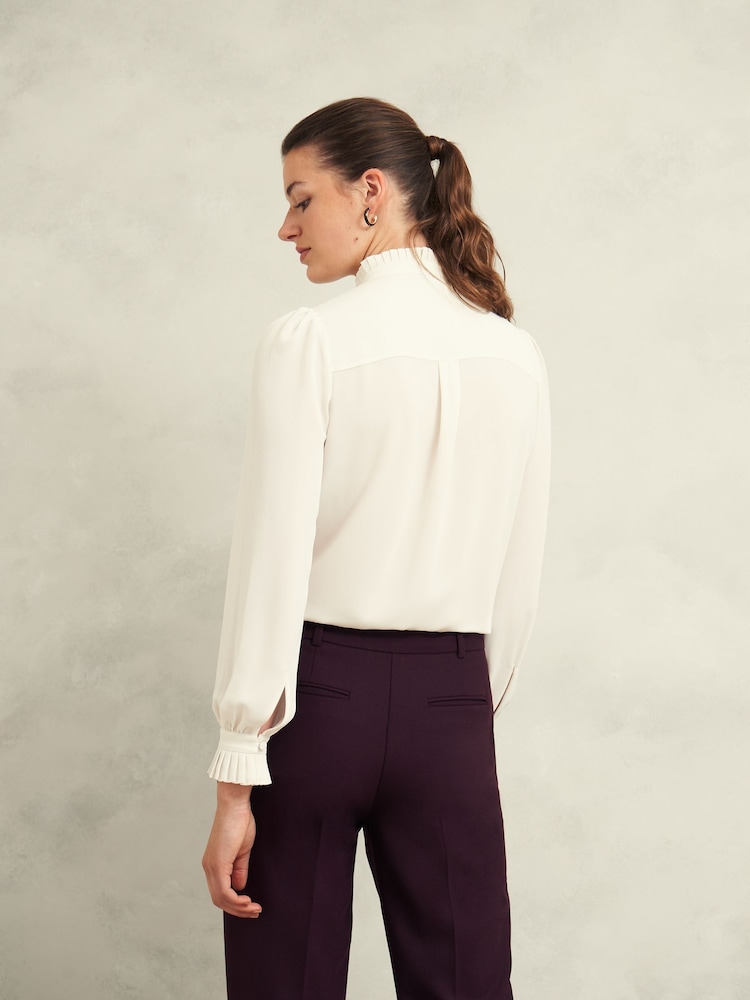Hobbs Cream Amber Blouse - Image 2 of 3 Hobbs Cream Amber Blouse - Image 2 of 3