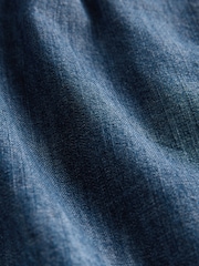 The Set Mid Blue/Ecru Stripe 2 Pack Pull On Denim Shorts - Image 7 of 7