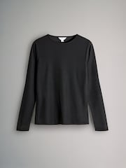 The Set Black/Grey/White 3 Pack Sheer Long Sleeve T-Shirts - Image 10 of 12