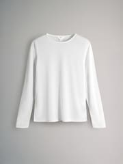 The Set Black/Grey/White 3 Pack Sheer Long Sleeve T-Shirts - Image 8 of 12