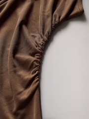 The Set White/Light Brown/Navy 3 Pack Soft Touch Drape Sleeveless Tops - Image 5 of 6