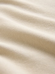 The Set Cream/Navy/Blue/Stone Off Shoulder V-Neck Ribbed Long Sleeve Top - Image 7 of 7