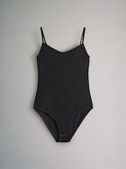 The Set Black/Stripe/Grey Marl/White 4 Pack Strappy Bodysuits - Image 11 of 13