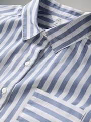 The Set White/Blue/Blue Stripe 3 Pack Cotton Poplin Shirts - Image 19 of 20