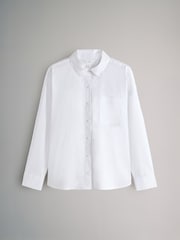 The Set White/Blue/Blue Stripe 3 Pack Cotton Poplin Shirt - Image 2 of 6