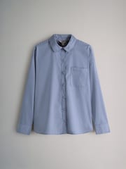 The Set White/Blue/Blue Stripe 3 Pack Cotton Poplin Shirt - Image 3 of 6
