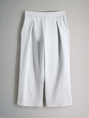 Navy/Grey Marl Interlock Pleated Wide Leg Joggers 2 Pack - Image 2 of 5
