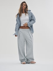 Calça Jogger Pregueada Interlock com Pernas Largas 2 Pacote - Imagem 7 de 14