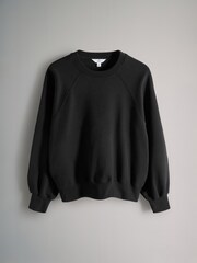 The Set Black/Stone/Khaki 3 Pack Raglan Crew Neck Sweatshirt - Image 4 of 6