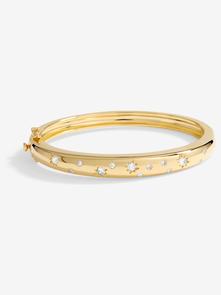 Inicio Gold Tone Celestial Bangle - Gift Pouch - Image 1 of 2