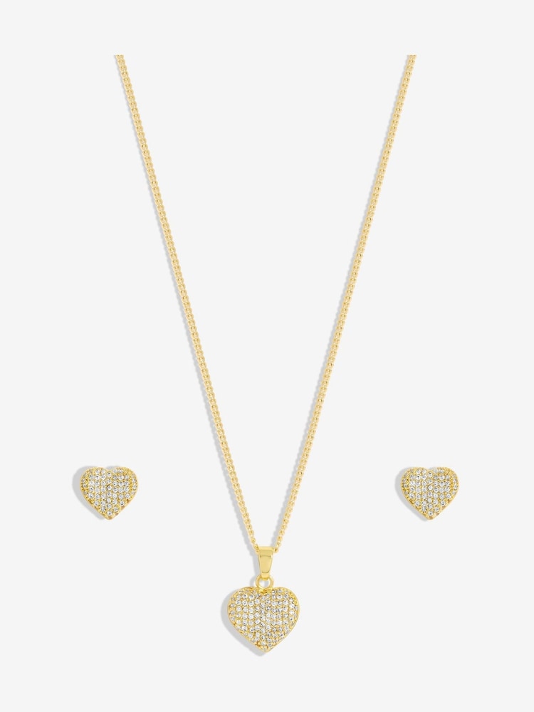 Inicio Pave Heart Set - Gift Boxed - Imagem 1 de 3