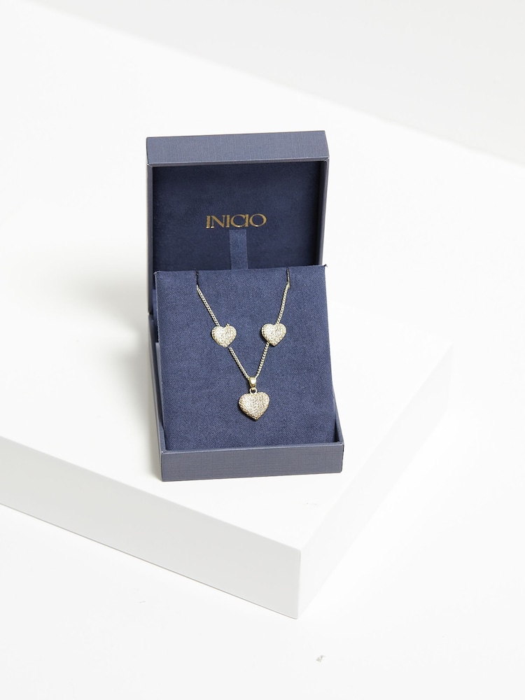 Inicio Pave Heart Set - Gift Boxed - Imagem 3 de 3
