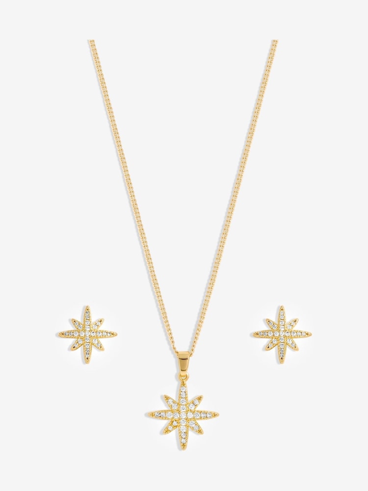 Inicio Cubic Zirconia Star Set - Gift Boxed - Imagem 1 de 4