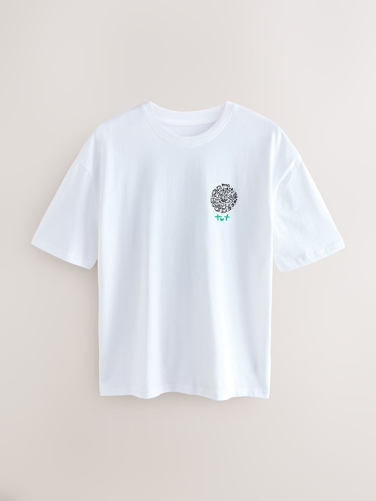 White TotCat Seminal Artist Licence T-Shirt - Image 2 of 4