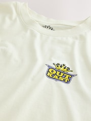 White Ecru Outkast - Bequeme Passform - T-Shirt mit Bandgrafik-Print - Bild 4 von 4