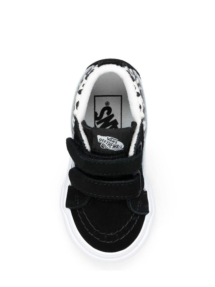 Vans Girls SK8 Leopard Mid Reissue Trainers - Image 2 of 2