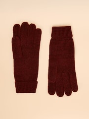Joules Rosa Berry Red Gloves - Image 2 of 3