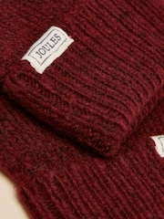 Joules Rosa Berry Red Gloves - Image 3 of 3