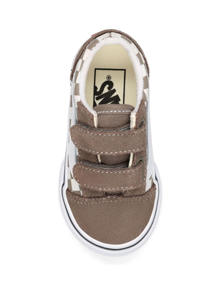 Vans Boys Check Old Skool Trainers - Image 2 of 2
