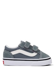 Vans Blue Boys Old Skool Trainers - Image 1 of 2