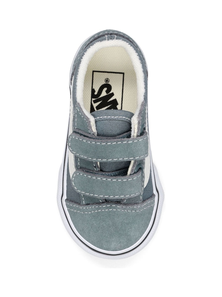 Vans Blue Boys Old Skool Trainers - Image 2 of 2