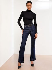 Lipsy Black Knitted Roll Neck Jumper - Image 5 of 5