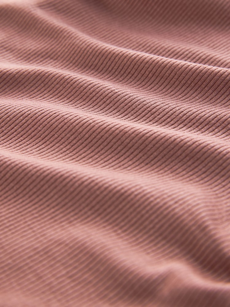 Pink Long Sleeve Collar Polo Top - Image 7 of 7