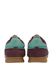 Gola Windsor Wine Womens Tornado Glimmer Metallic Trainers - Image 3 of 5